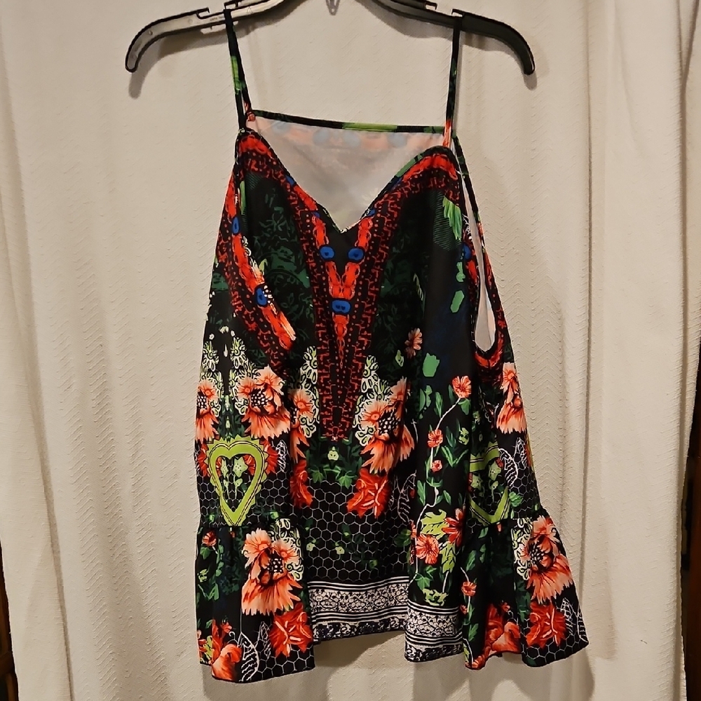 Floral Multicolor Women's Top
